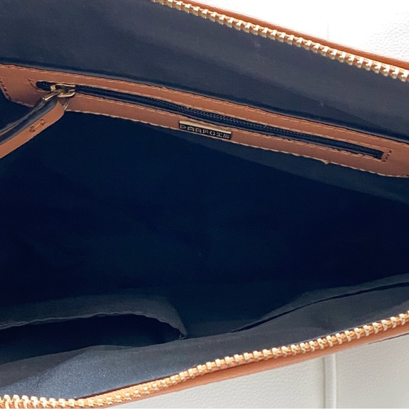 Snakeskin brown leather purse - Picture 3 of 5